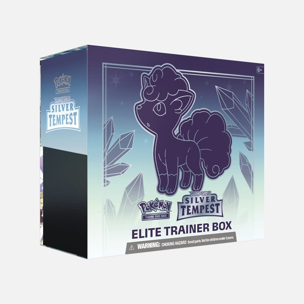 Pokemon Sword & Shield Silver Tempest Elite Trainer Box